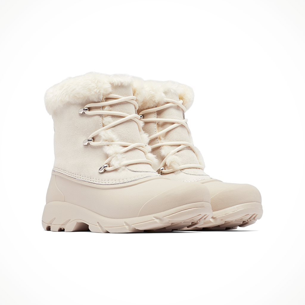 Product image: Sorel Snow Angel Chalk White womens 2025, shown as a pair.