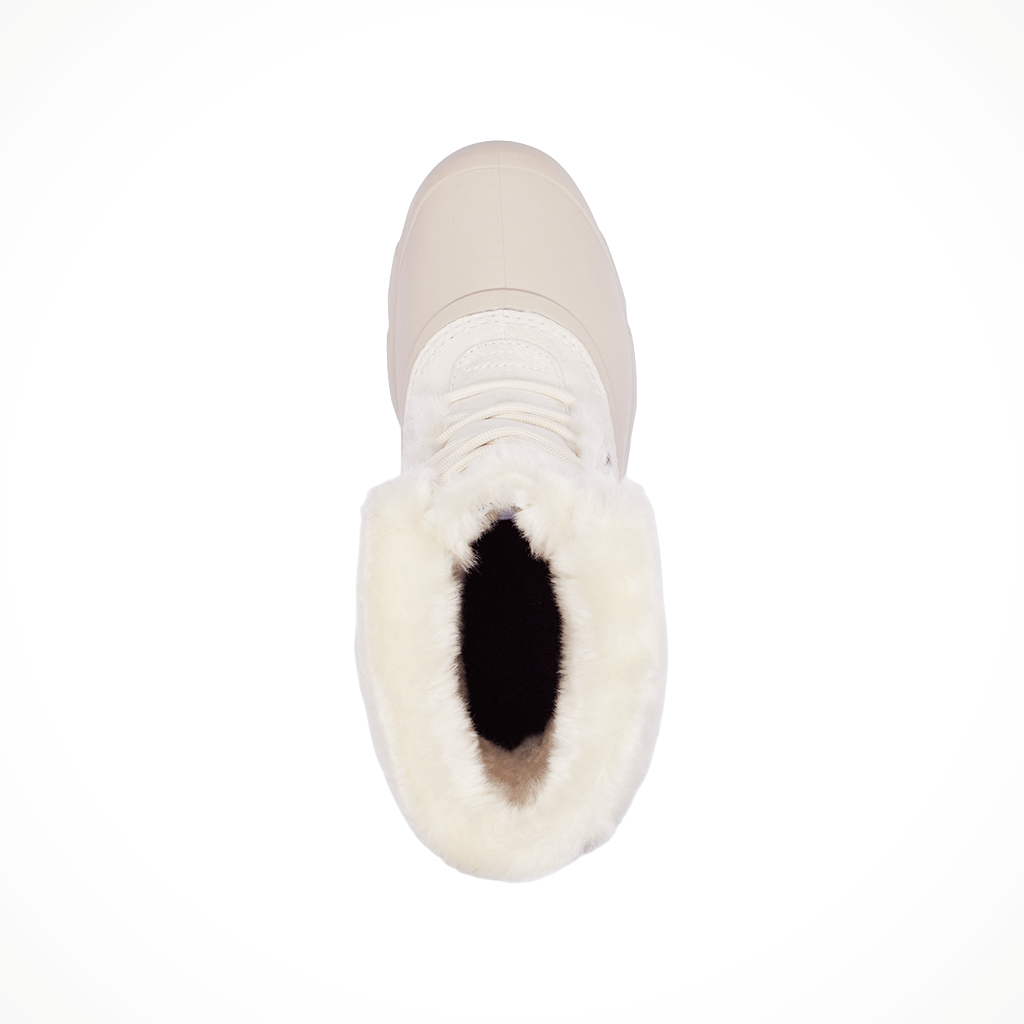 Product image: Sorel Snow Angel Chalk White womens 2025, shown from above.