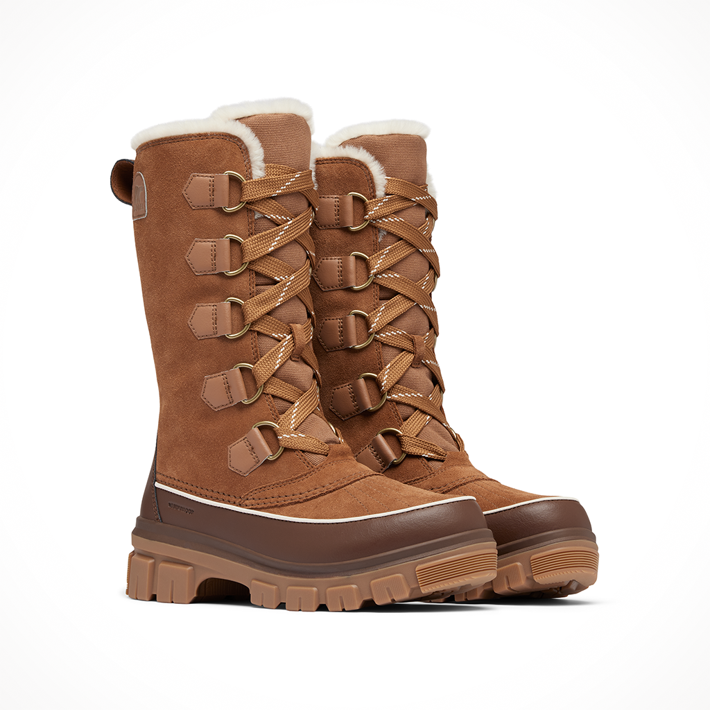 Product image: Sorel Tivoli V Tall WP Velvet Tan Womens 2024, shown as a pair.