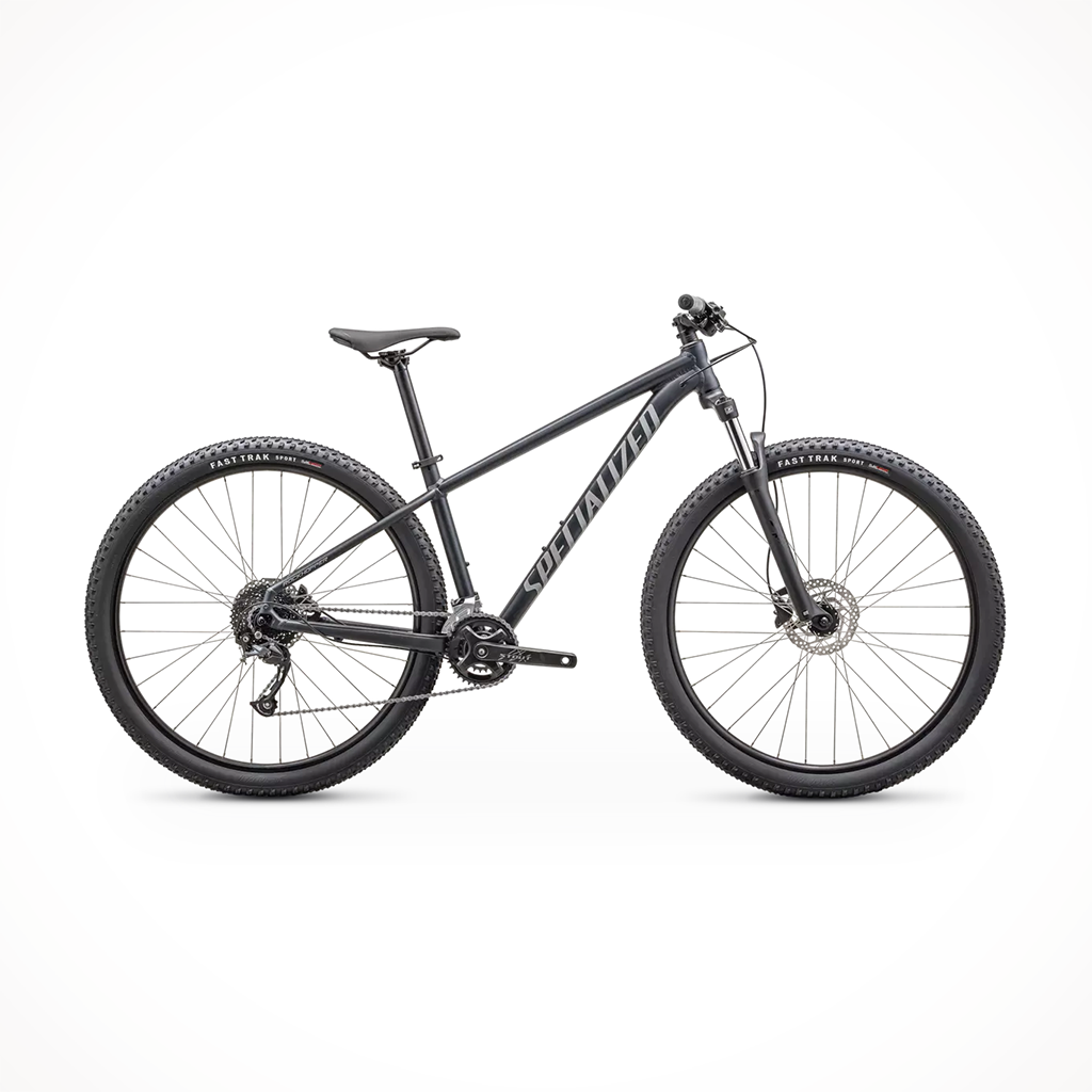 Product image: Specialized ROCKHOPPER BASE Satin S Late Cool Grey 2025, shown in primary marketing view.