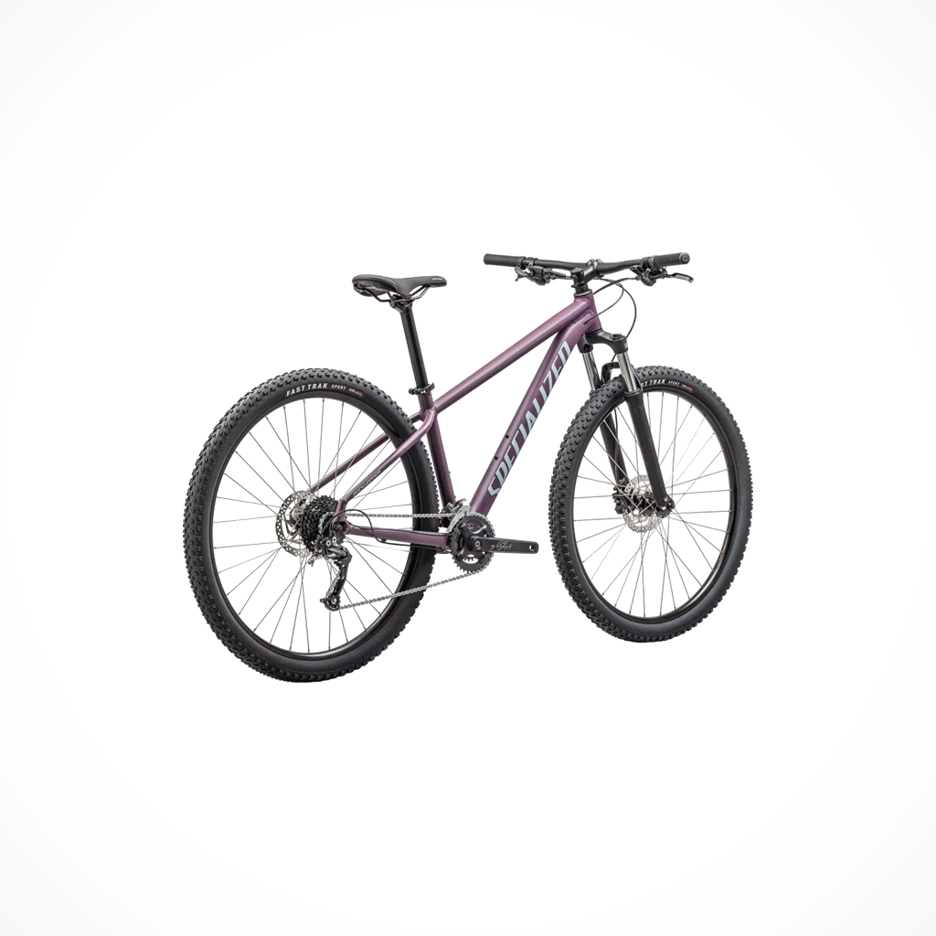 Product image: Specialized ROCKHOPPER BASE satin Ca ST LLC SEA Foam 2025, shown from the back.