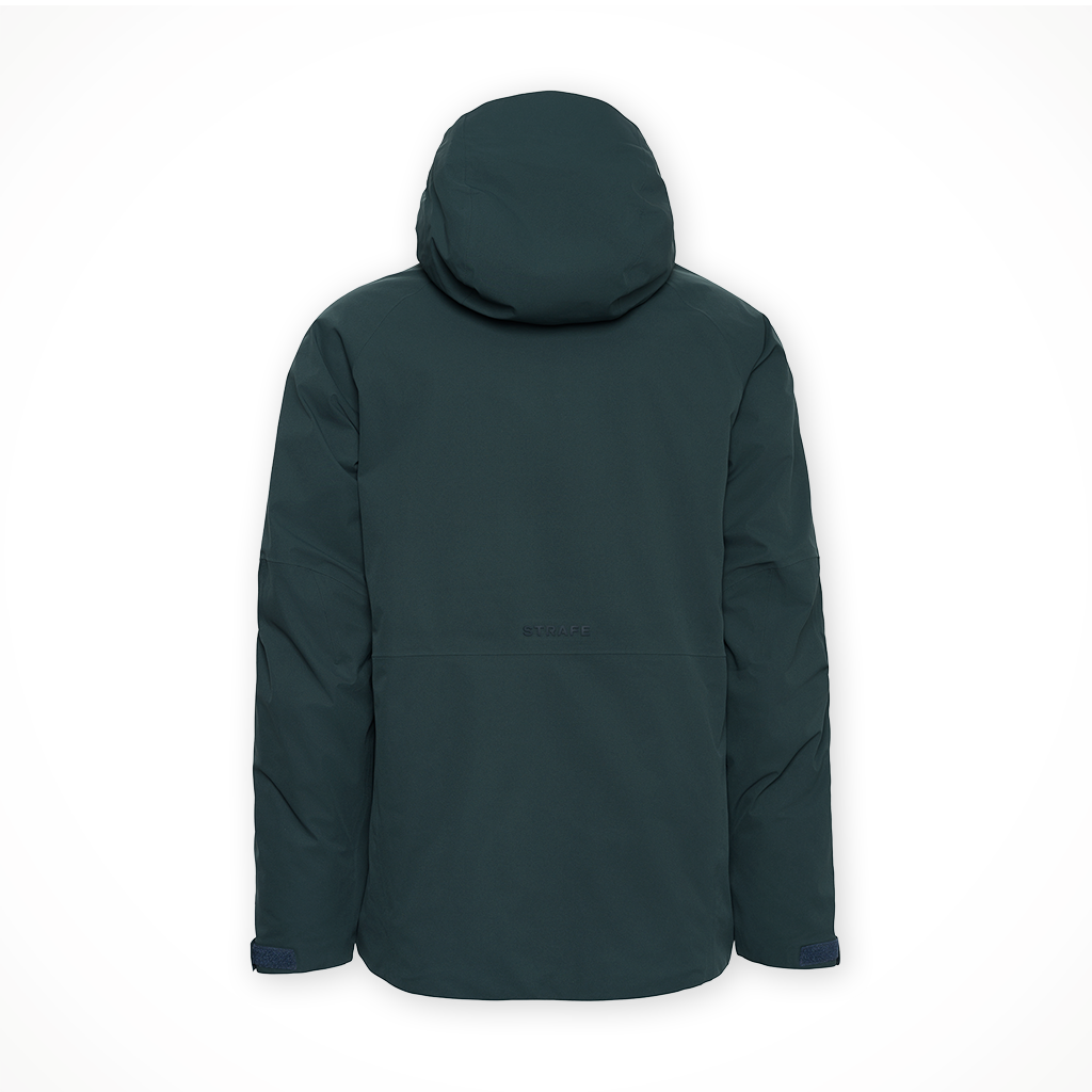 Product image: Strafe Hayden Jacket Deep Forest Mens 2025, shown from the back.