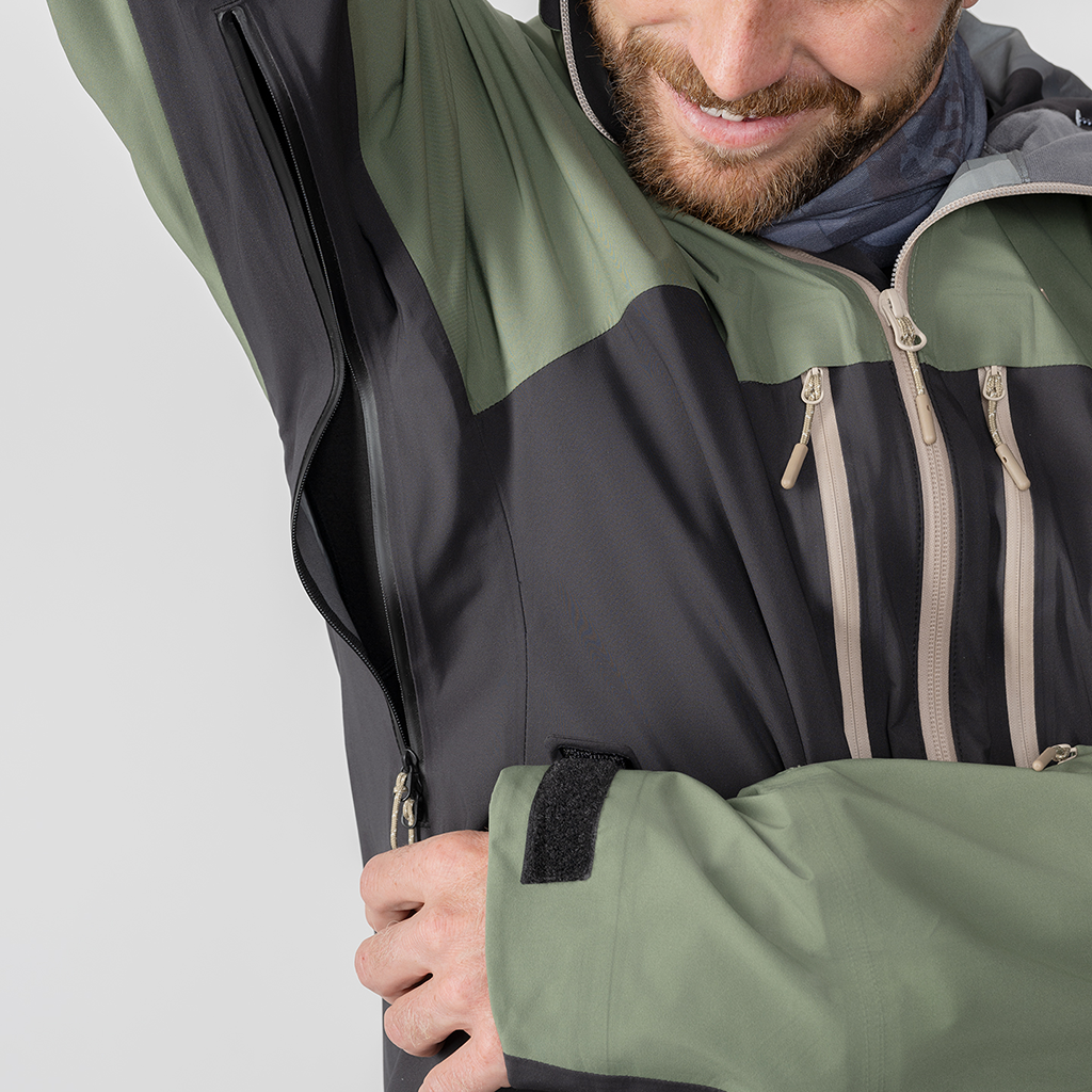 Product image: Strafe Pyramid Jacket Thyme Mens 2024 Alt1.