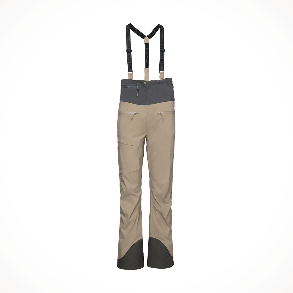 Product image: Strafe Willow Half Bib Timberwolf Womens 2024, shown in primary marketing view.
