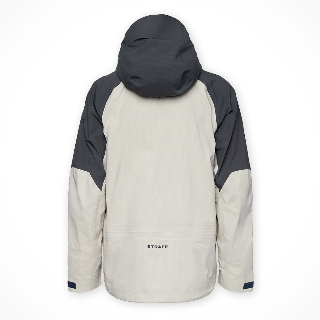 Product image: Strafe Nomad Jacket Light Khaki Mens 2024, shown from the back.