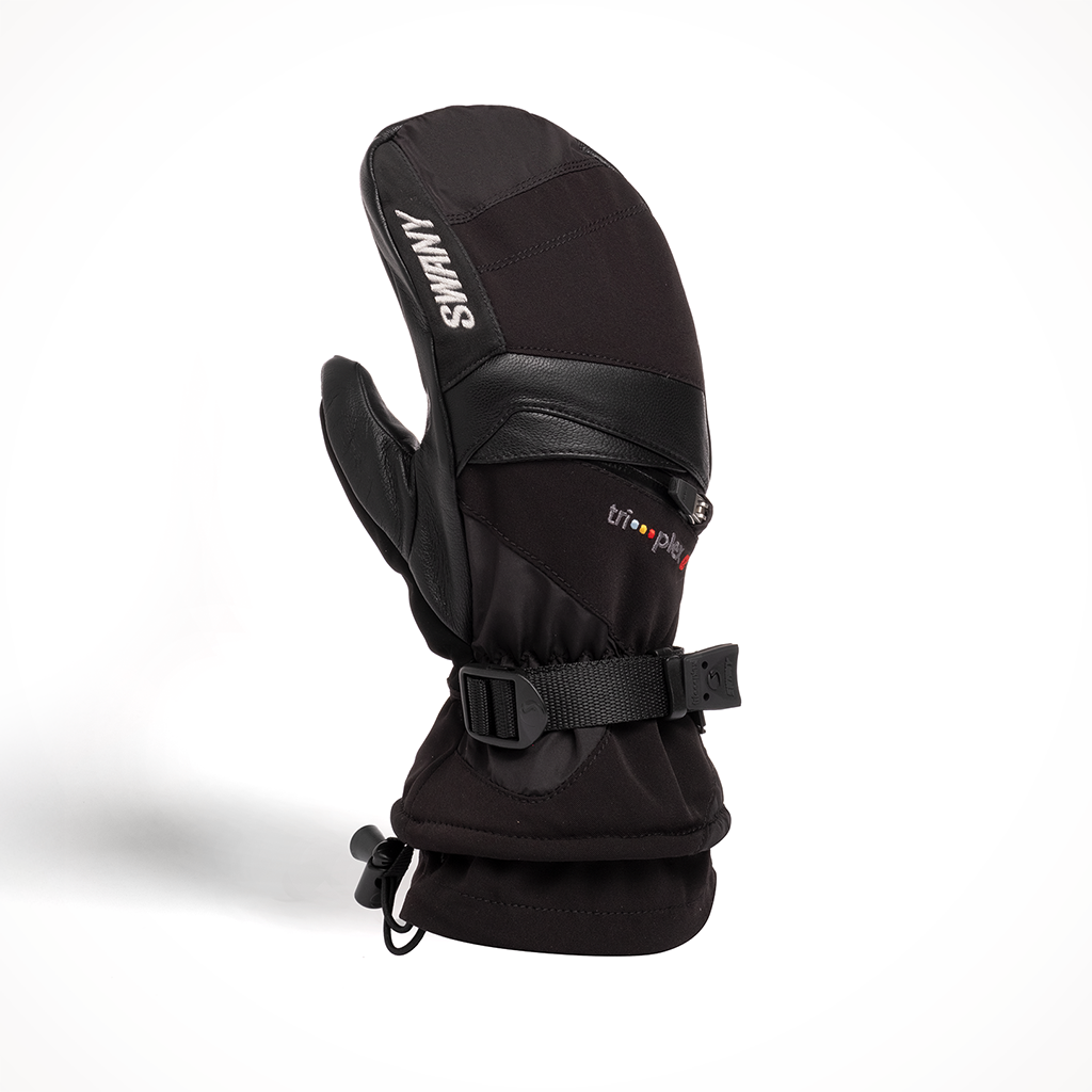 Product image: Swany X Change Mitt Black Mens 2024, shown in primary marketing view.