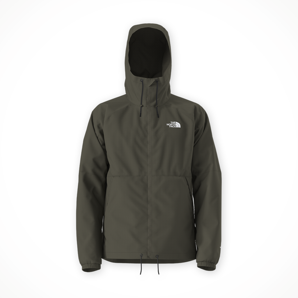 Product image: TNF Antora Rain Hoodie New Taupe Green Mens 25, shown in primary marketing view.
