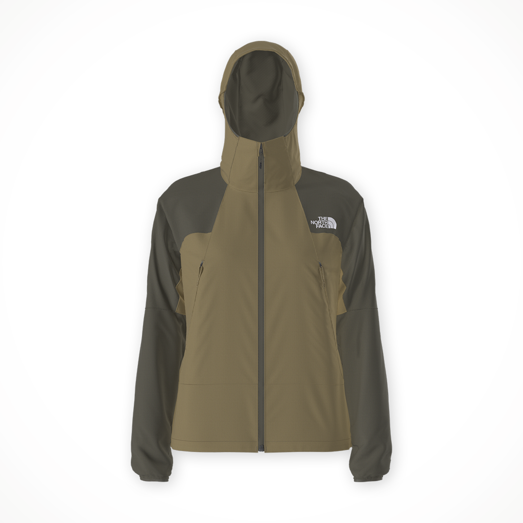 Product image: TNF Futurefleece Wind Jacket Cedar New Taupe Green Womens 2026, shown in primary marketing view.
