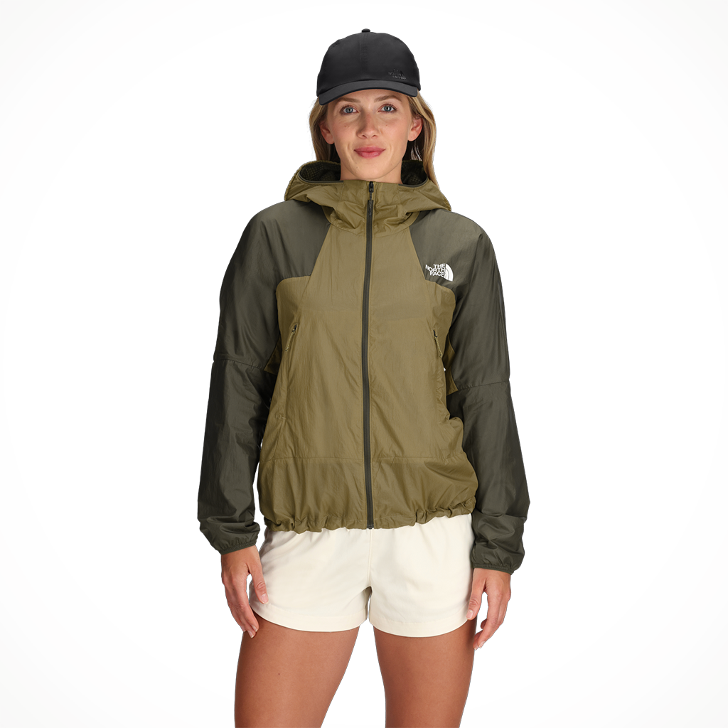 Product image: TNF Futurefleece Wind Jacket Cedar New Taupe Green Womens 2026 alt1.