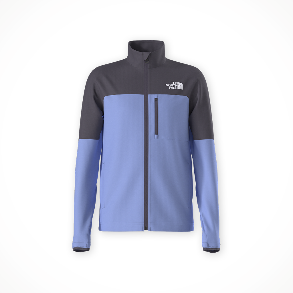Product image: TNF Hike Mid Layer F Ull Zip Endless Dusk Periwinkle Kids 2026, shown in primary marketing view.