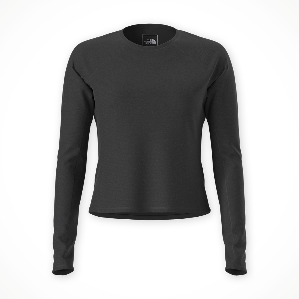 Product image: TNF Jaida LS TNF Black Dark Heather Womens 2026, shown in primary marketing view.