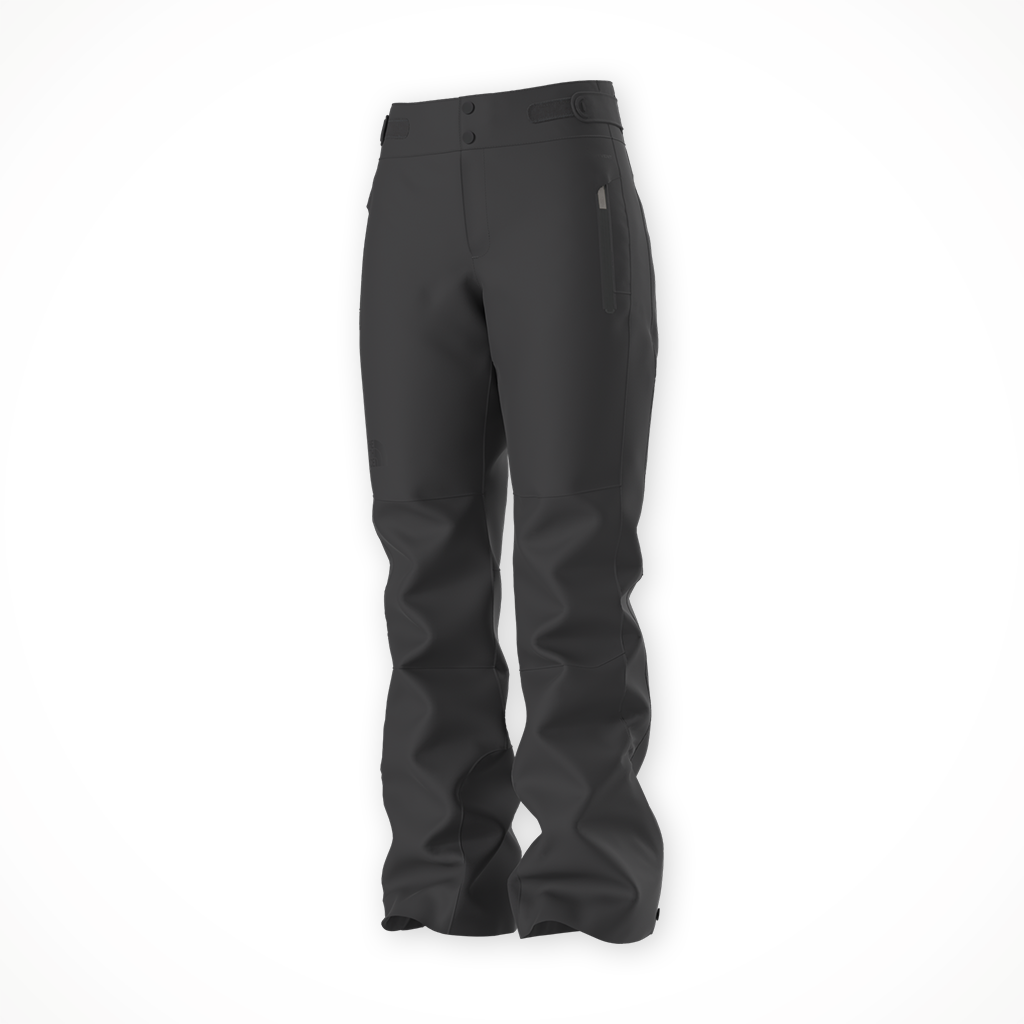 Product image: TNF Lenado Pant blk womens 2025, shown from a three-quarter angled view.