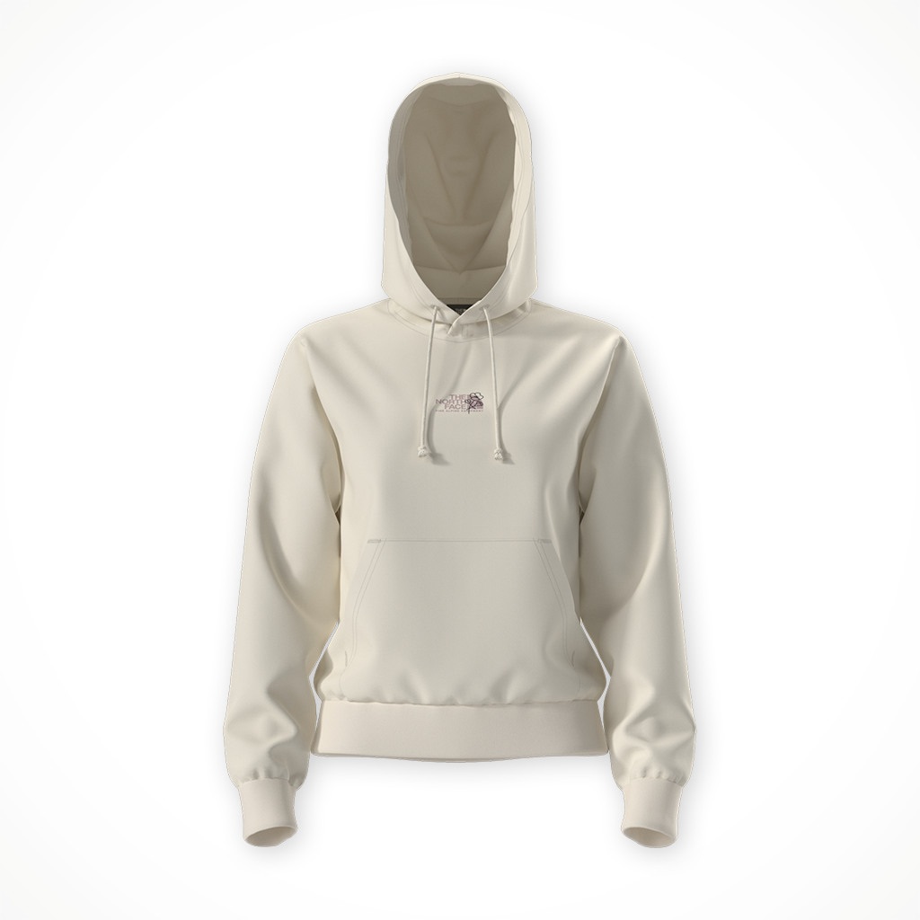 Product image: TNF Midnight Ember Regular Hoodie White D Une Womens 2026, shown in primary marketing view.