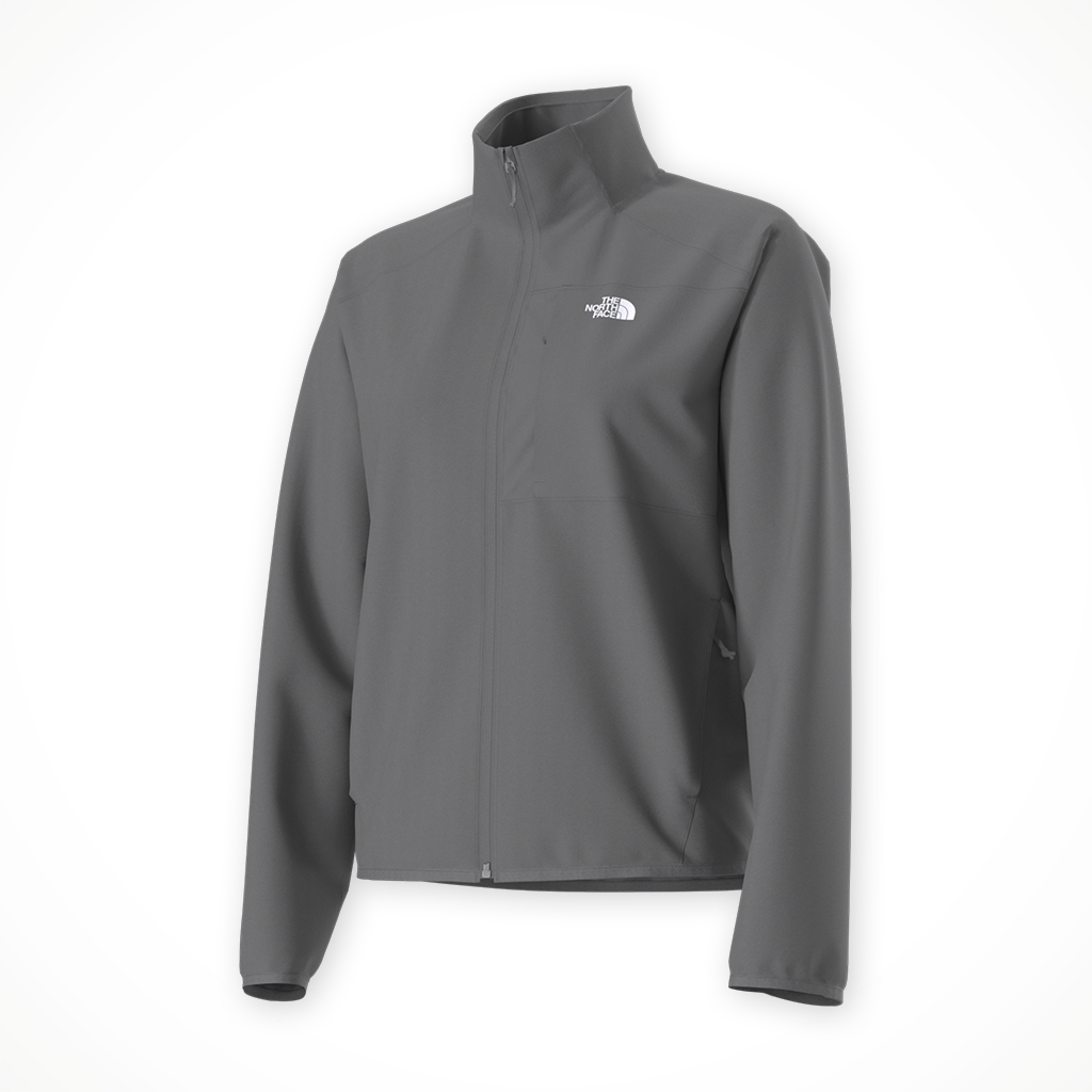 Product image: TNF Performance Fleece Full Zip Jacket Womens 2025, shown from a three-quarter angled view.