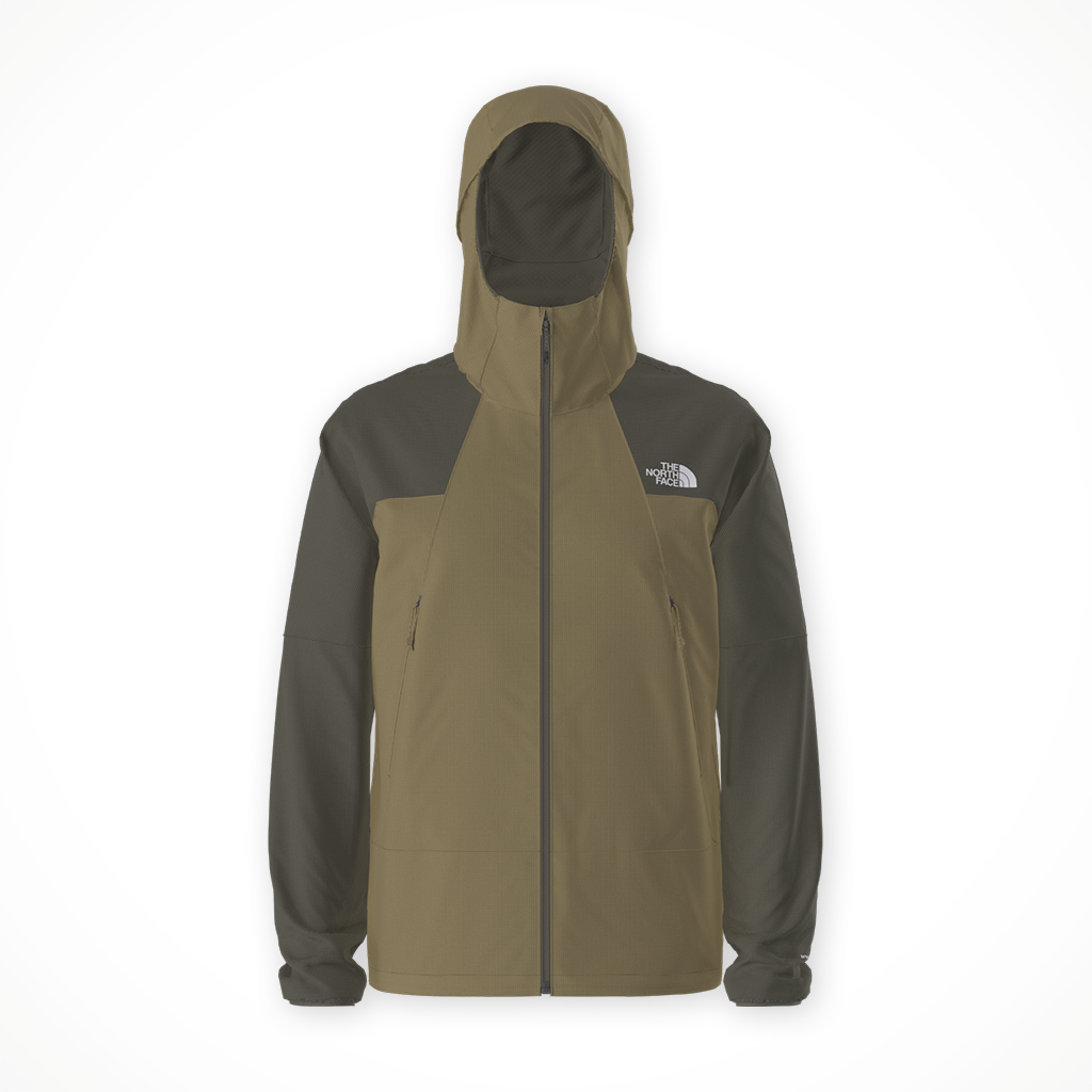 Product image: TNF Ridgelite Futurefleece Wind Jacket Cedar Taupe Green Mens 2026, shown in primary marketing view.