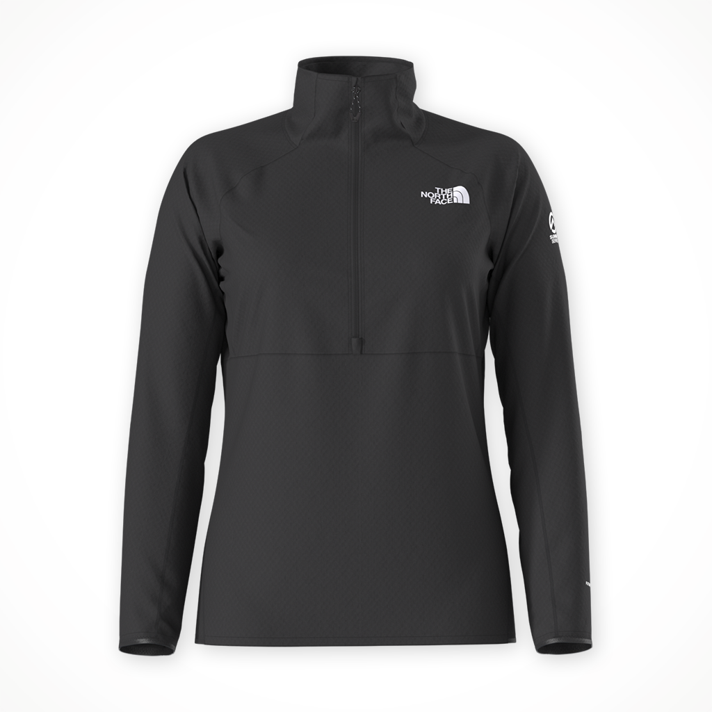 Product image: TNF Summit Futurefleece LT half zip TNF Black womens 2026, shown in primary marketing view.
