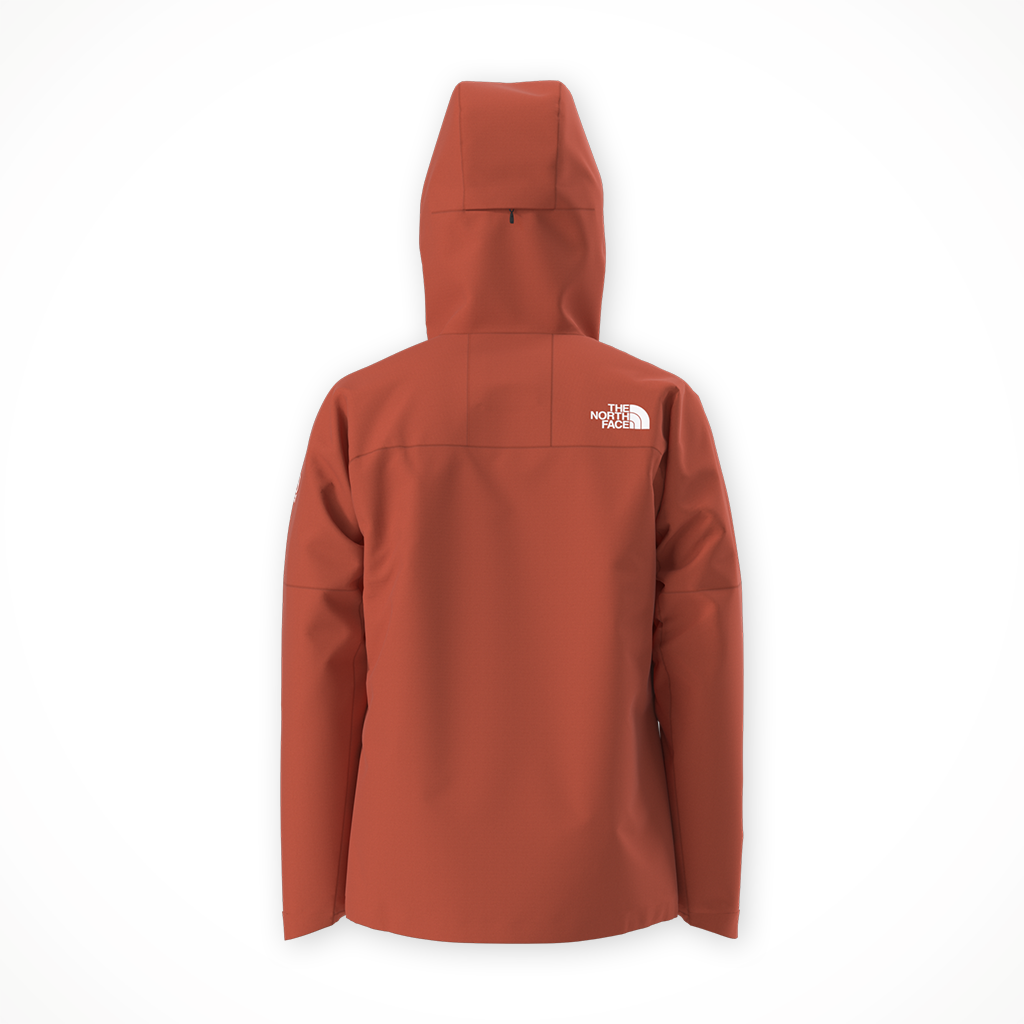 Product image: TNF Summit papsura futurelight Jacket Lava Red Mens 2026, shown from the back.