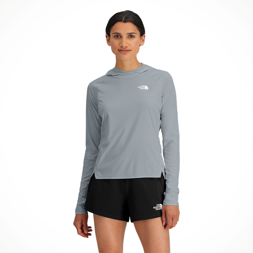 Product image: TNF Sunriser Hoodie Frost Grey Womens 2026 alt1.