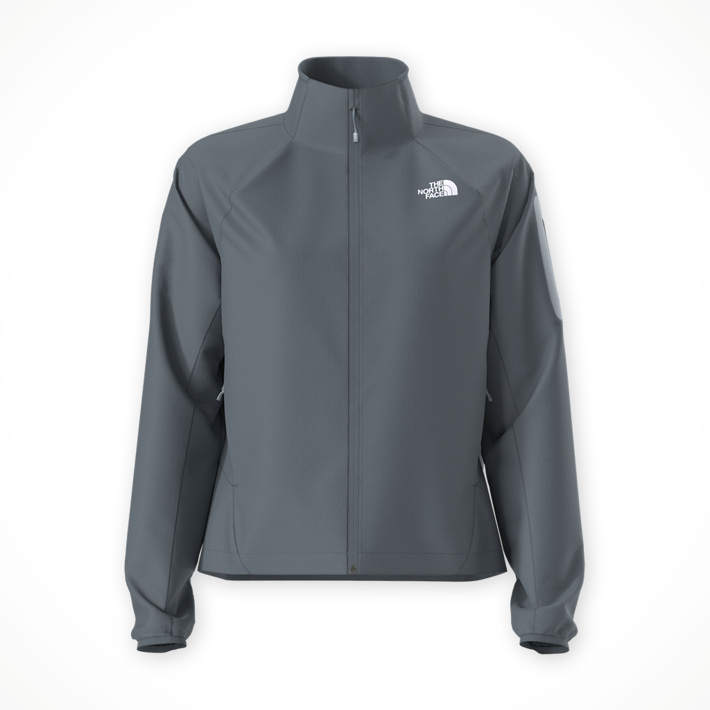 Product image: TNF Tek Approach Jacket Granite Grey Womens 2026, shown in primary marketing view.