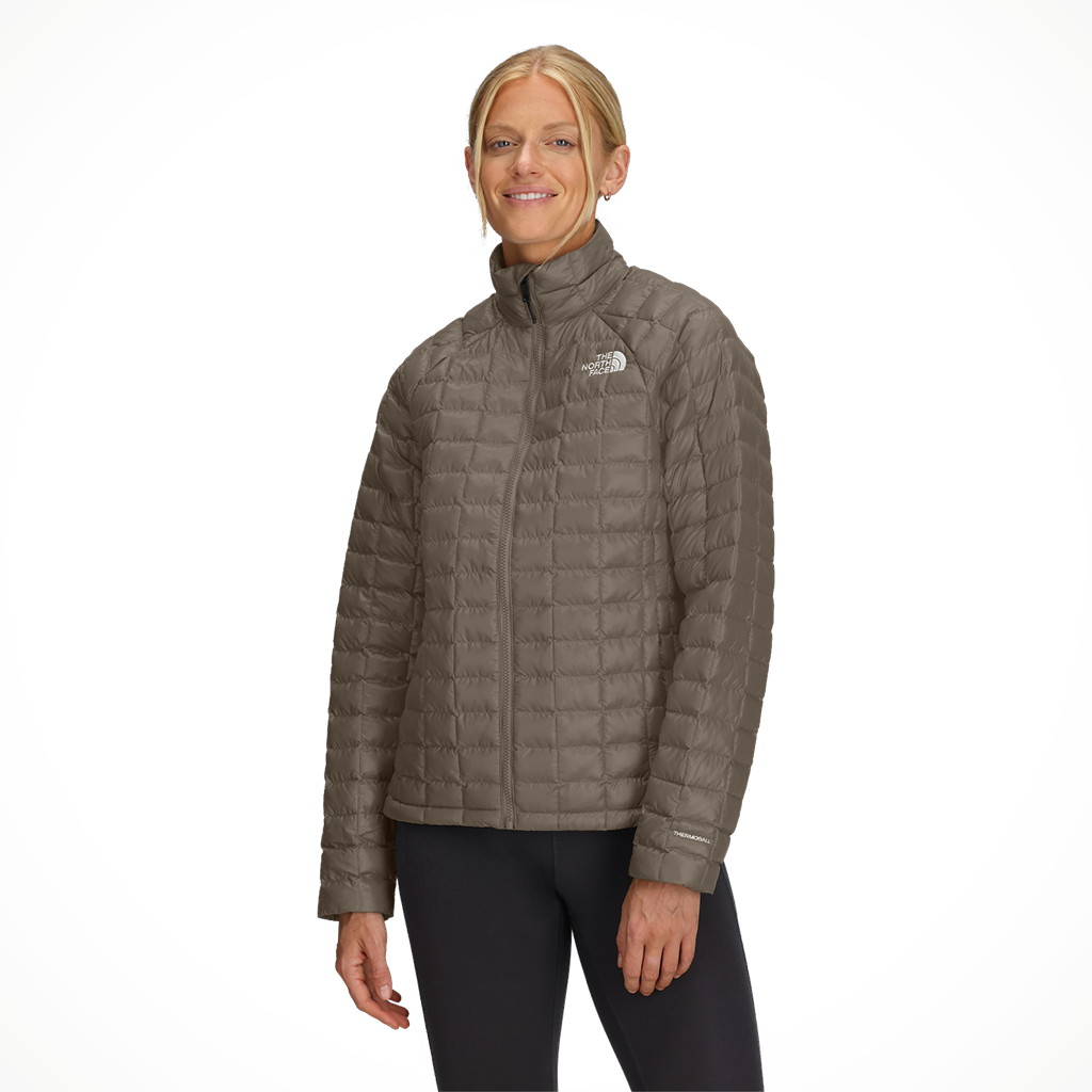 Product image: TNF Thermo Ball Jacket Mocha Brown Womens 2025 alt1.