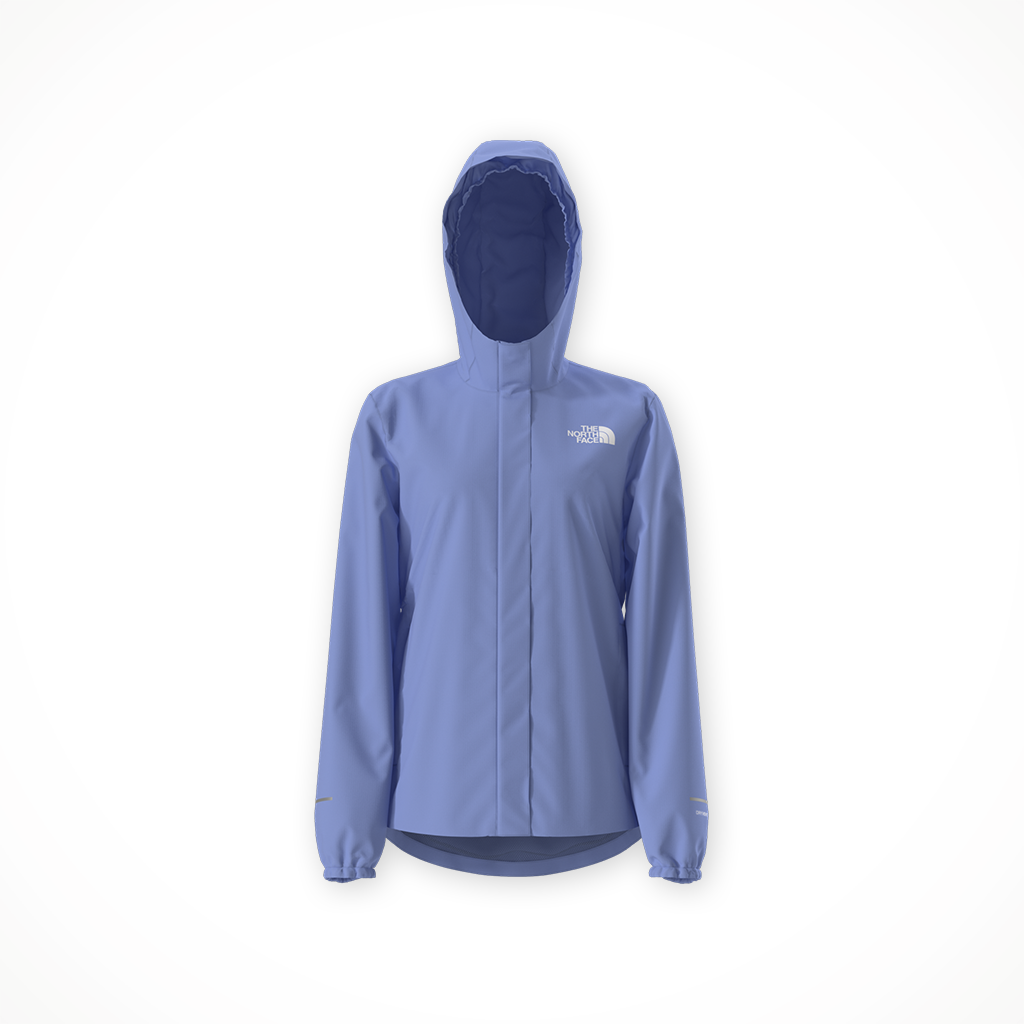 Product image: TNF antora Rain Jacket Periwinkle Glow kids 2026, shown in primary marketing view.