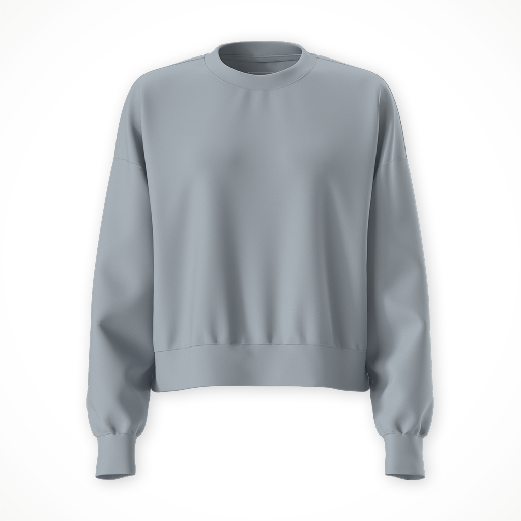 Product image: TNF jaida Crew Frost Grey womens 2026, shown in primary marketing view.