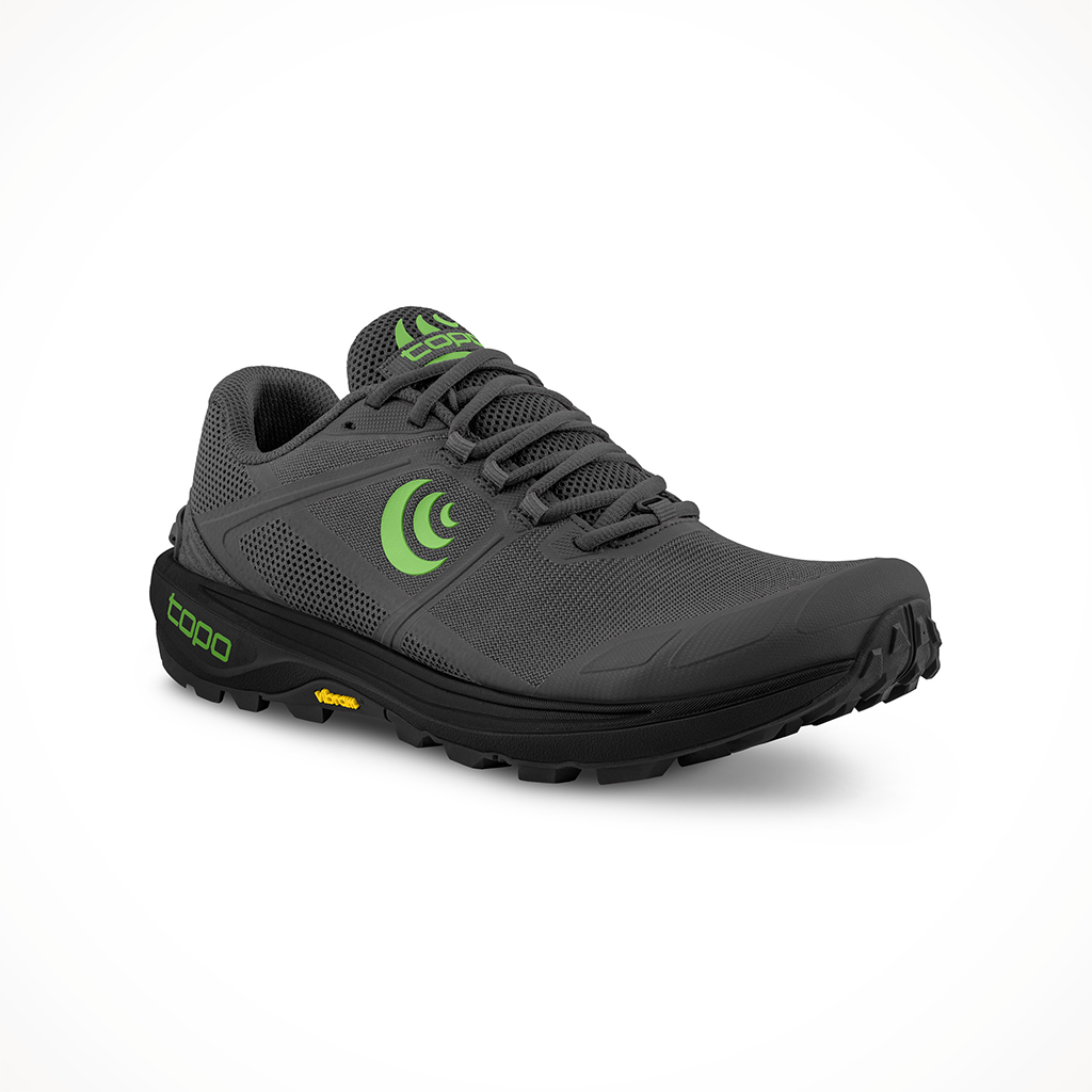 Product image: Topo Terraventure 4 Dark Grey Green Mens 2024, shown from a three-quarter angled view.