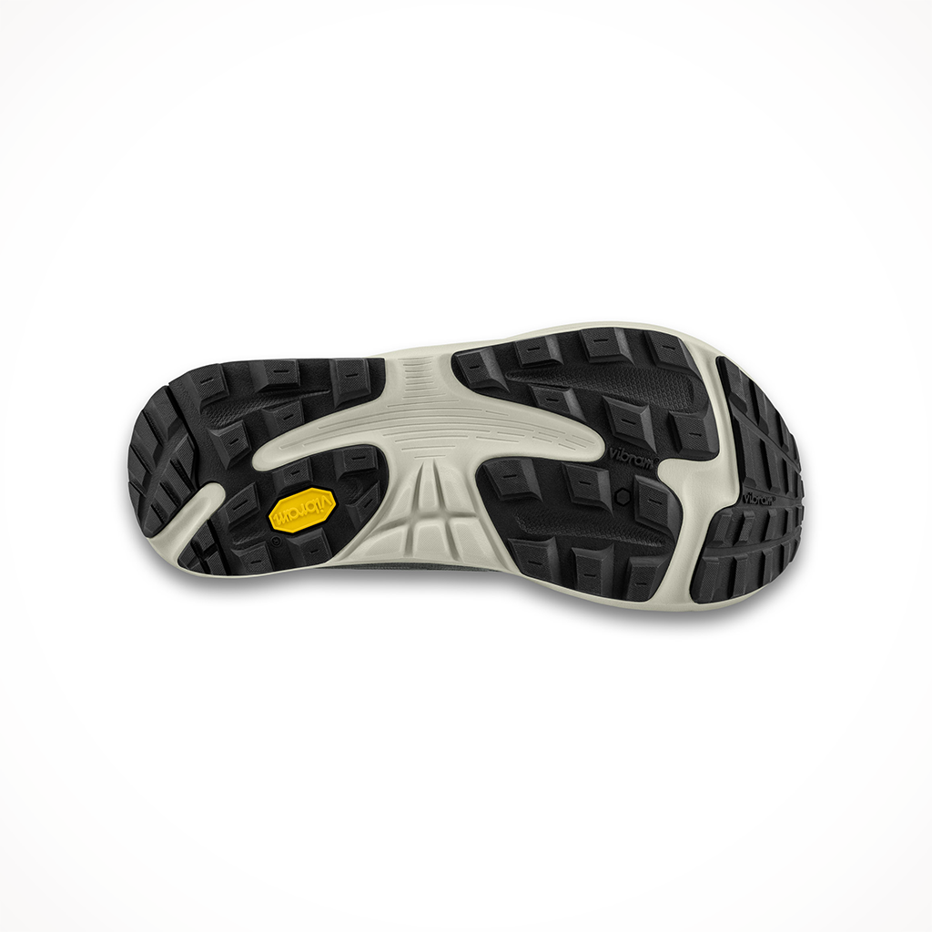 Product image: Topo Ultraventure 4 Grey Grey Mens 2024, showing the bottom view.