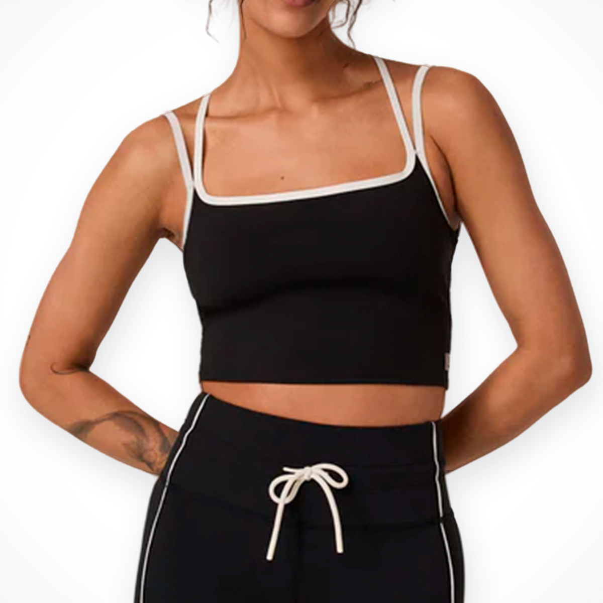 Product image: Vuori Daily Layered Tnk Black womens 2026, shown in primary marketing view.