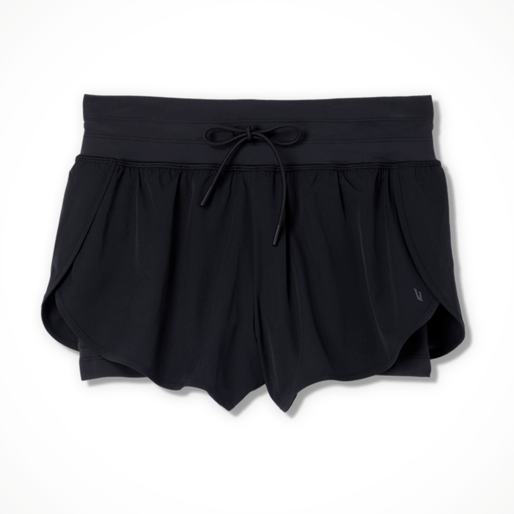 Product image: Vuori Daily Speed Short 25 I Nch Black Womens 2026, shown in primary marketing view.