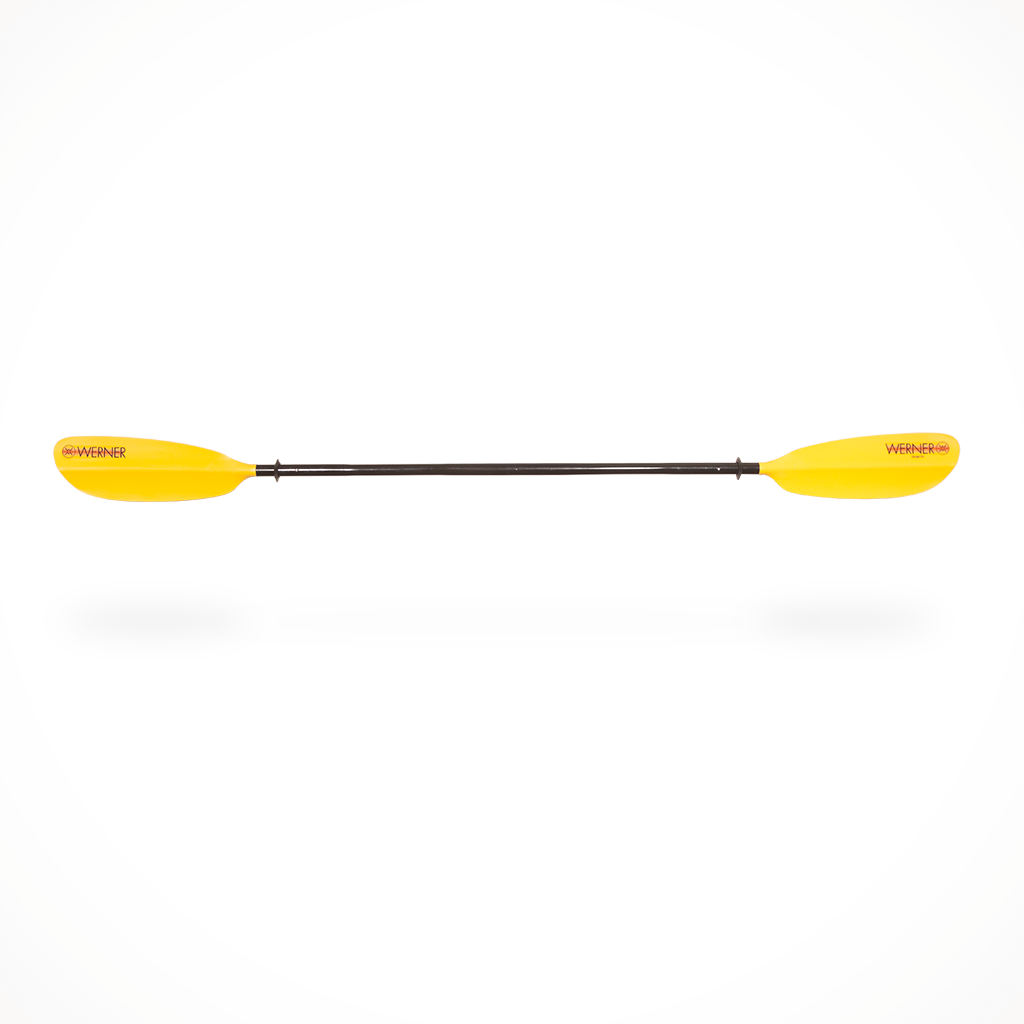 Product image: Werner Skagit FG 2 Piece Straight Shaft Yellow, shown in primary marketing view.