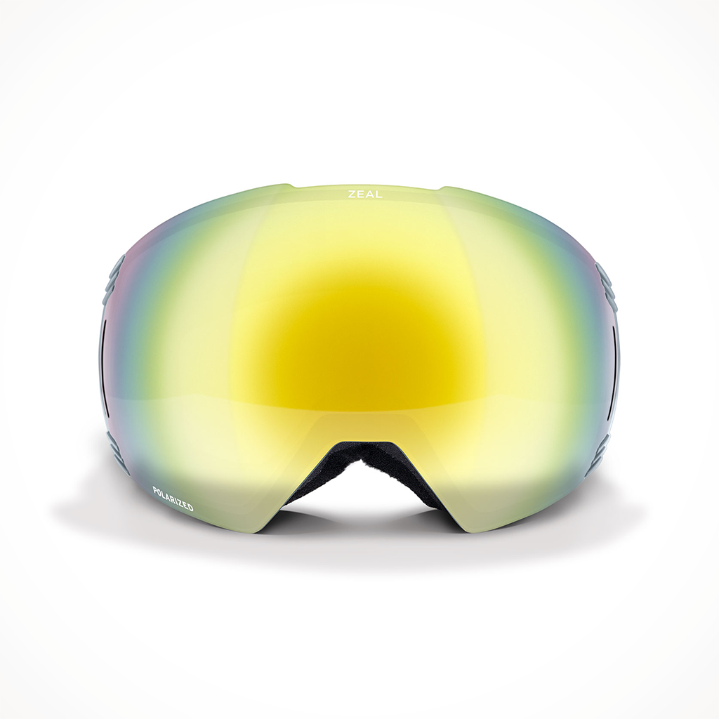 Product image: Zeal Cloudfall XL Glades Alchemy Sky Blue Mirror Goggle 2025, shown from the front.