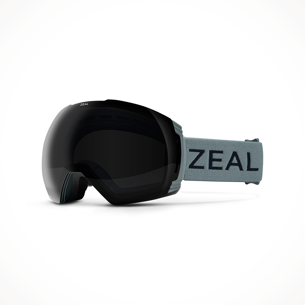 Product image: Zeal Cloudfall XL Spuce Dark Grey Sky Blue Mirror Goggle 2025, shown in primary marketing view.