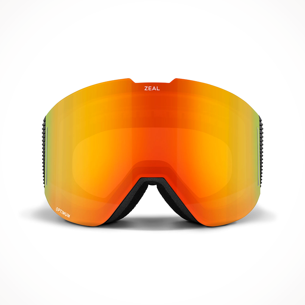 Product image: Zeal Lookout Open Hearts Phoenix Mirror Sky Blue Mirror Goggle 2025, shown from the front.