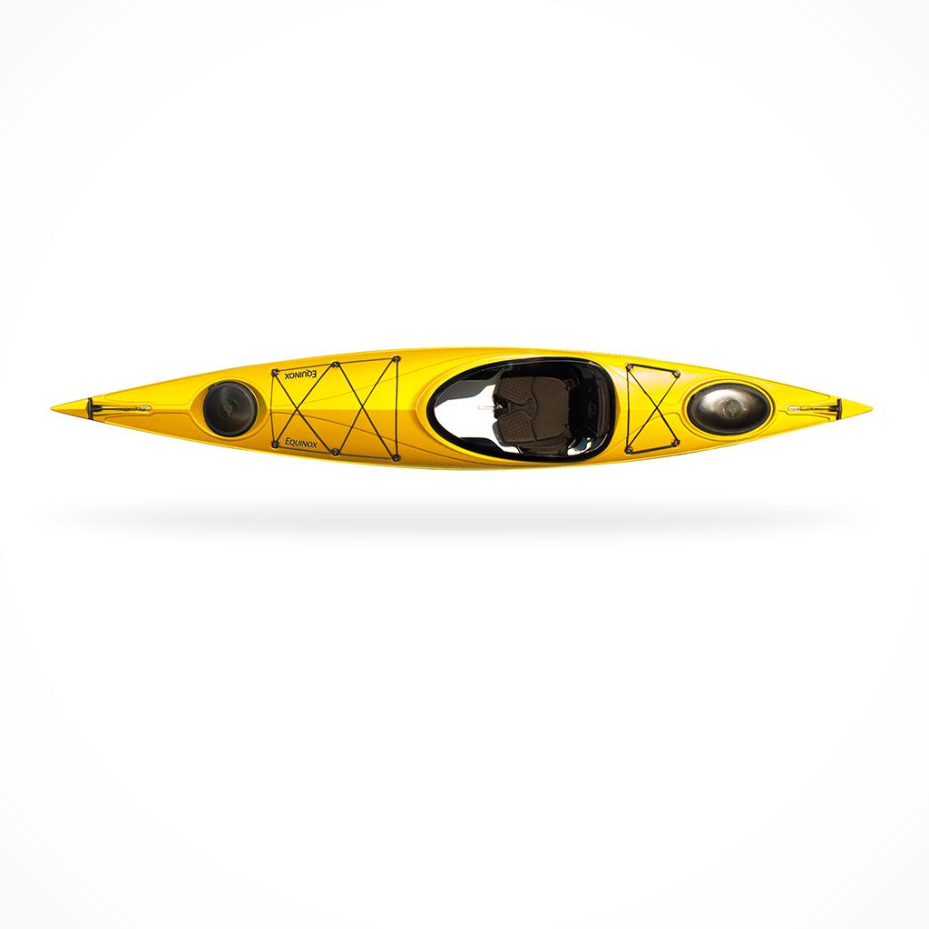 Product image: Eddyline Equinox Yellow, shown from above.