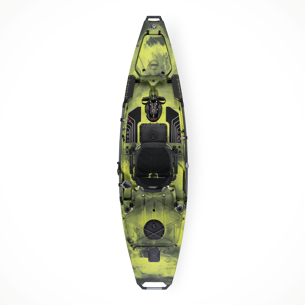 Hobie Mirage Pro Angler 12 with 360 Drive Green Camo TopAlt
