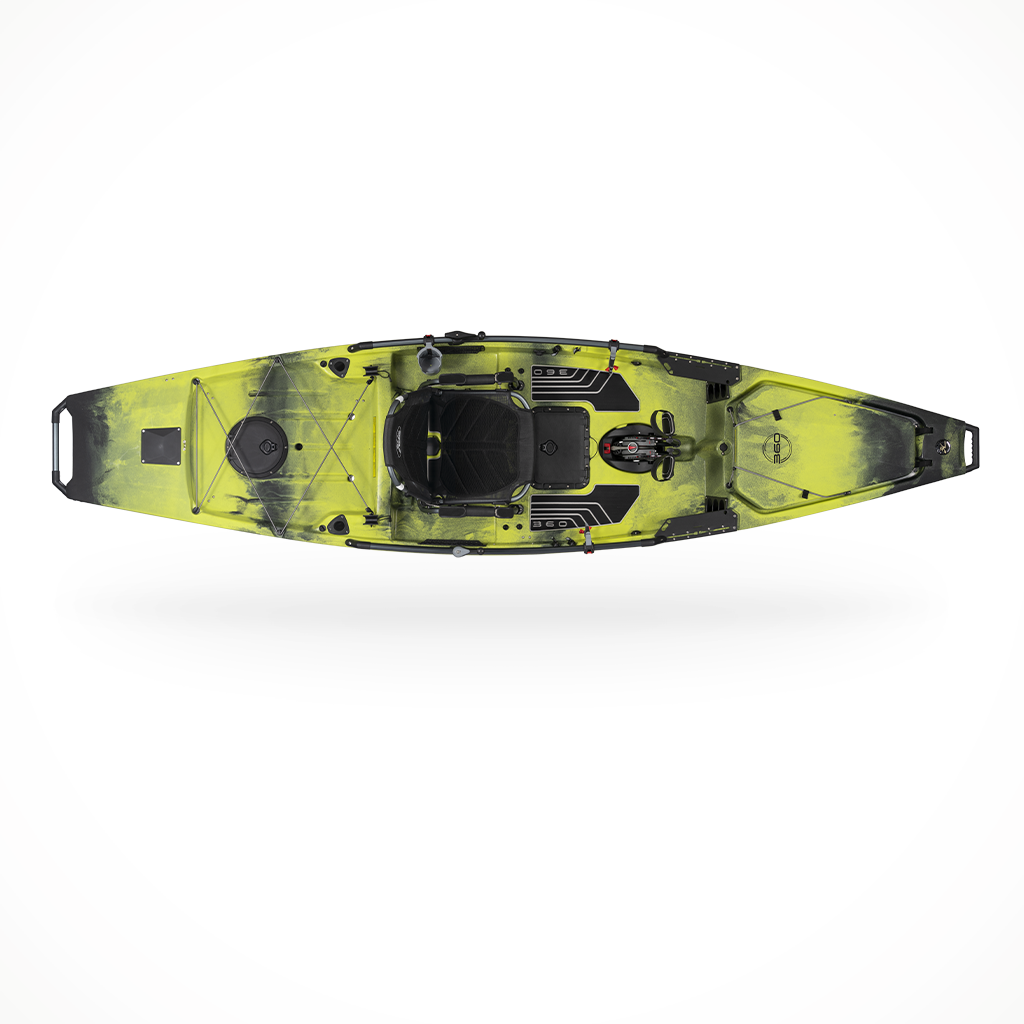 Hobie Pro Angler 14 360 Drive Amazon Greenn Camo Top