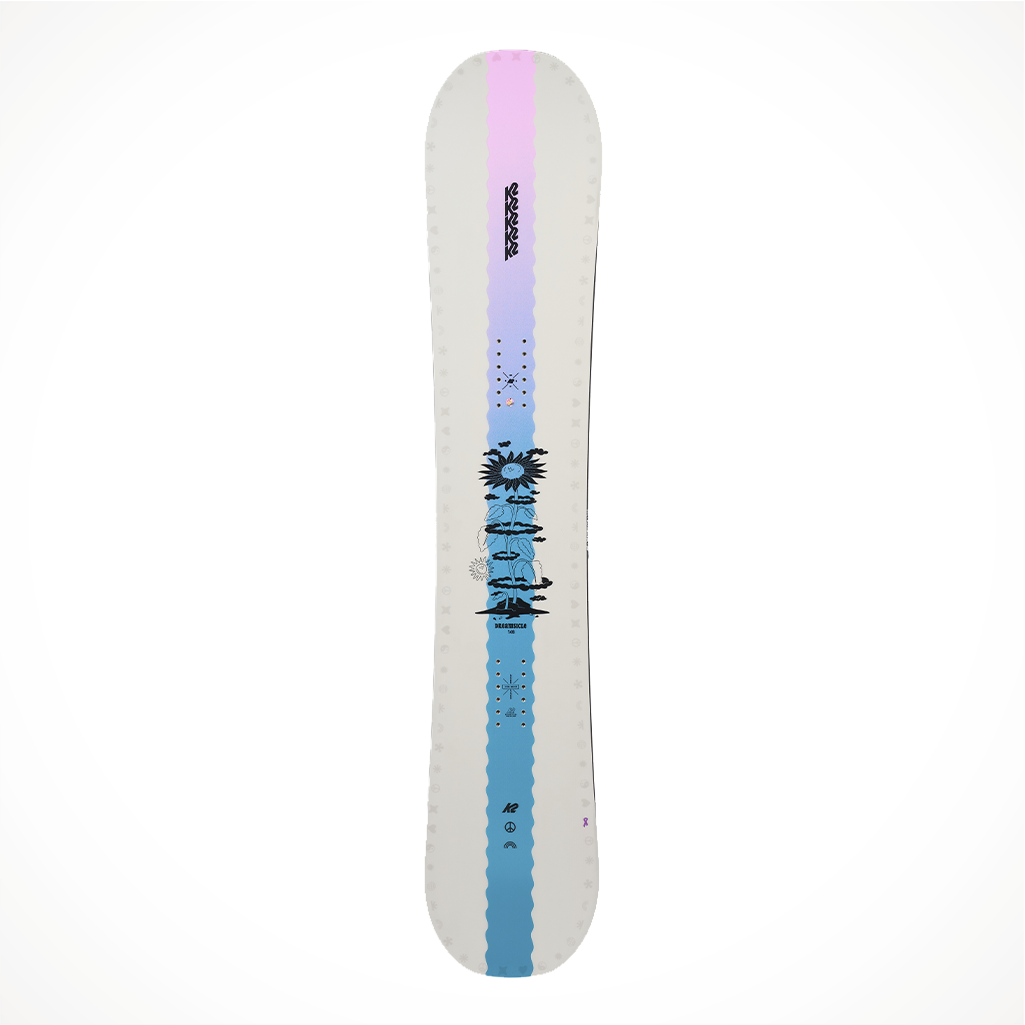 Product image: K2 Dreamsicle 2023 Snowboard, shown from above.