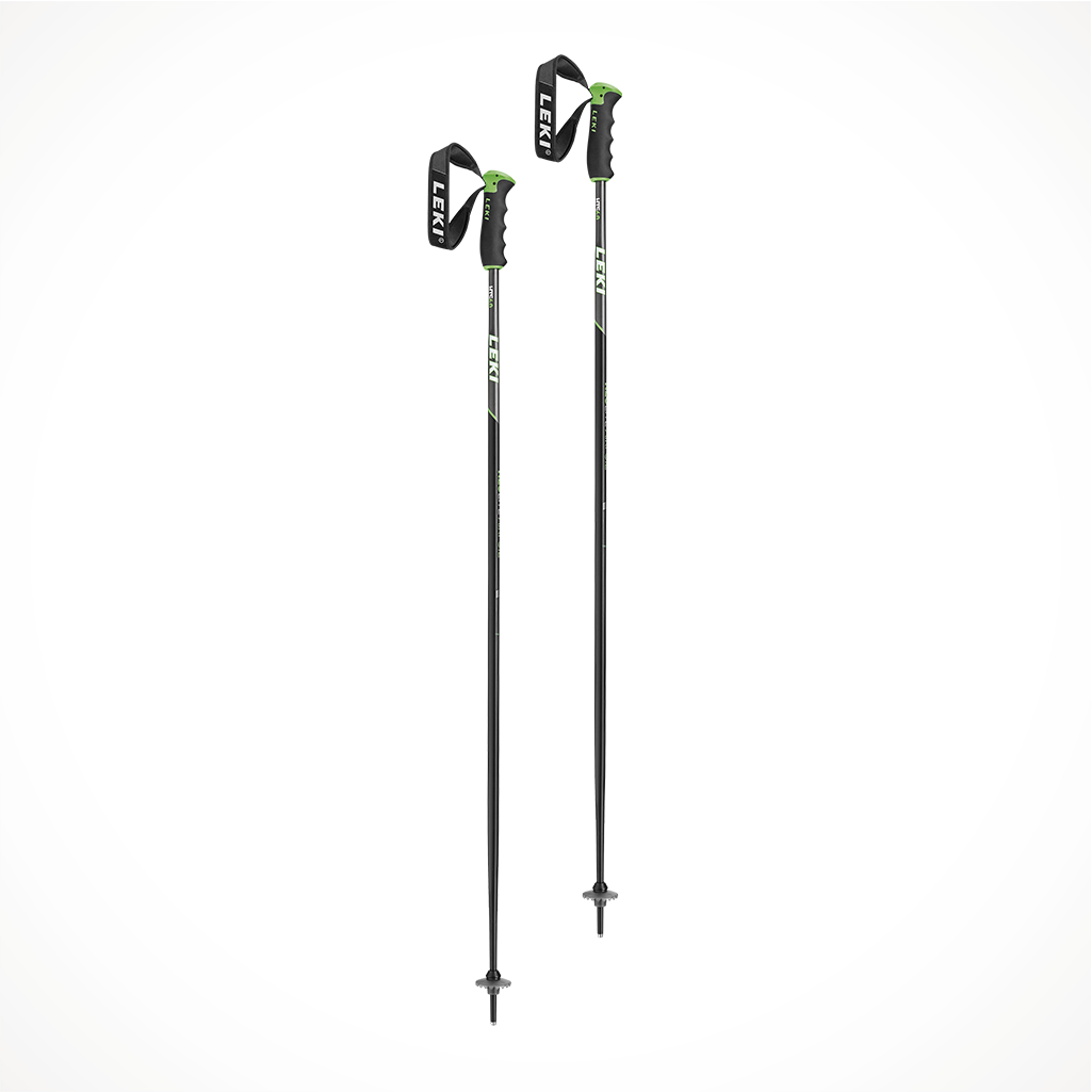 Product image: Leki Neolite Airfoil Black Green Ski Pole Full.