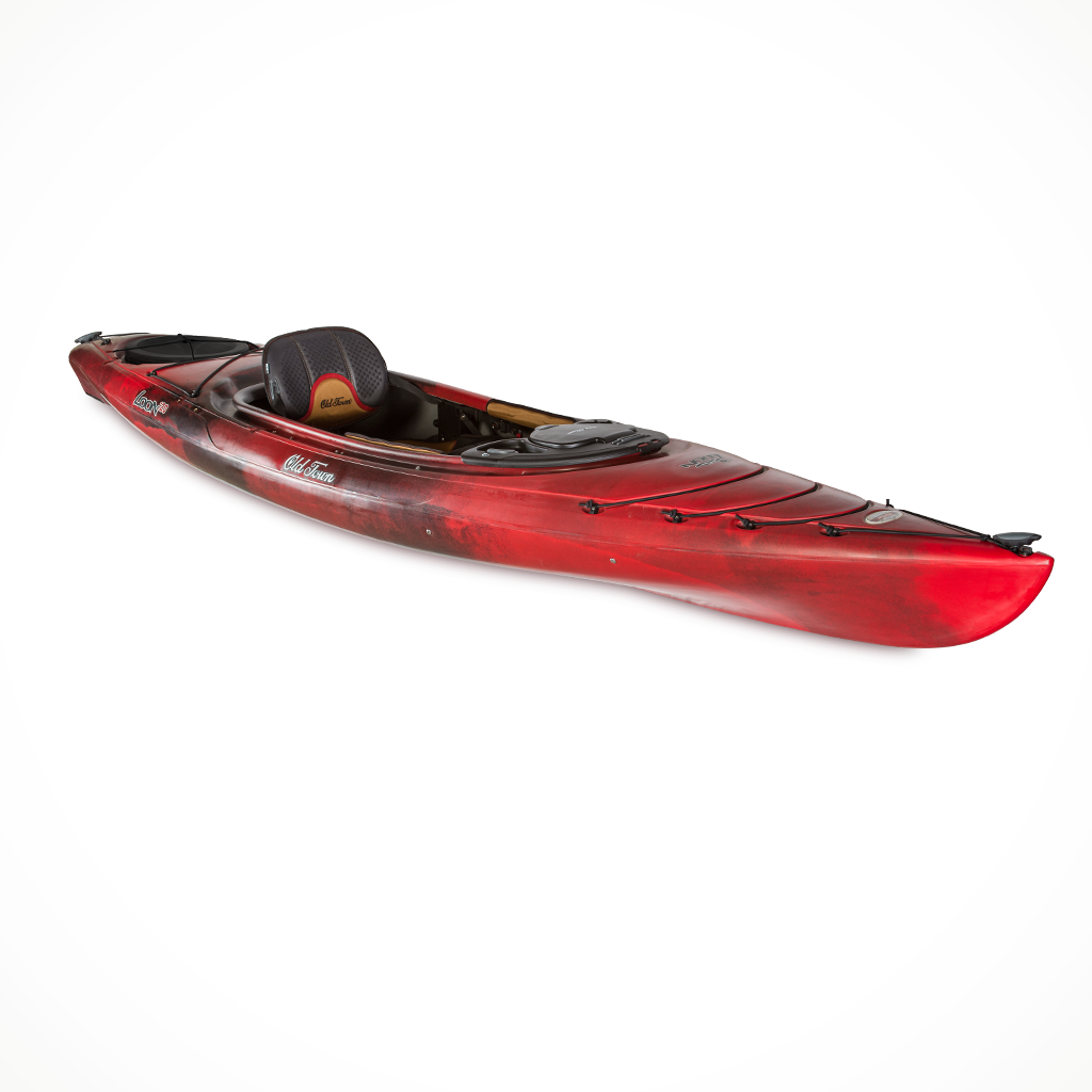 Paddling Kayaks Old Town Loon 120 Black Cherry Iso
