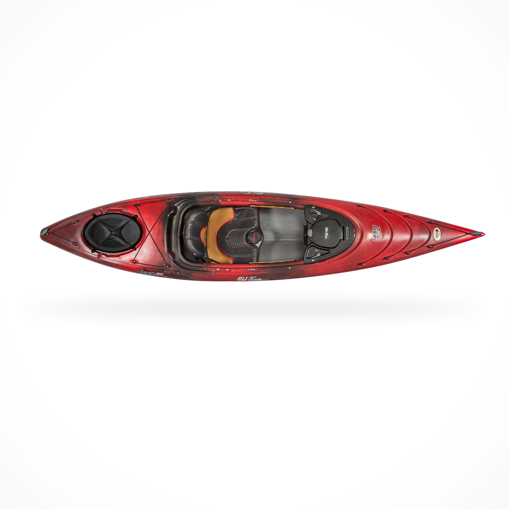 Paddling Kayaks Old Town Loon 120 Black Cherry Top