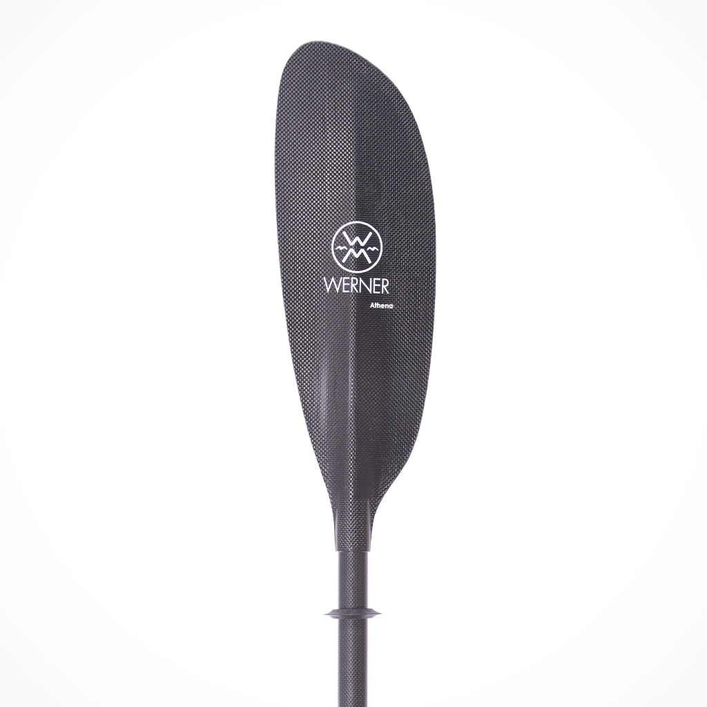 Product image: Paddling Werner Paddle Athena 2 Piece Bent Shaft Carbon Blade.