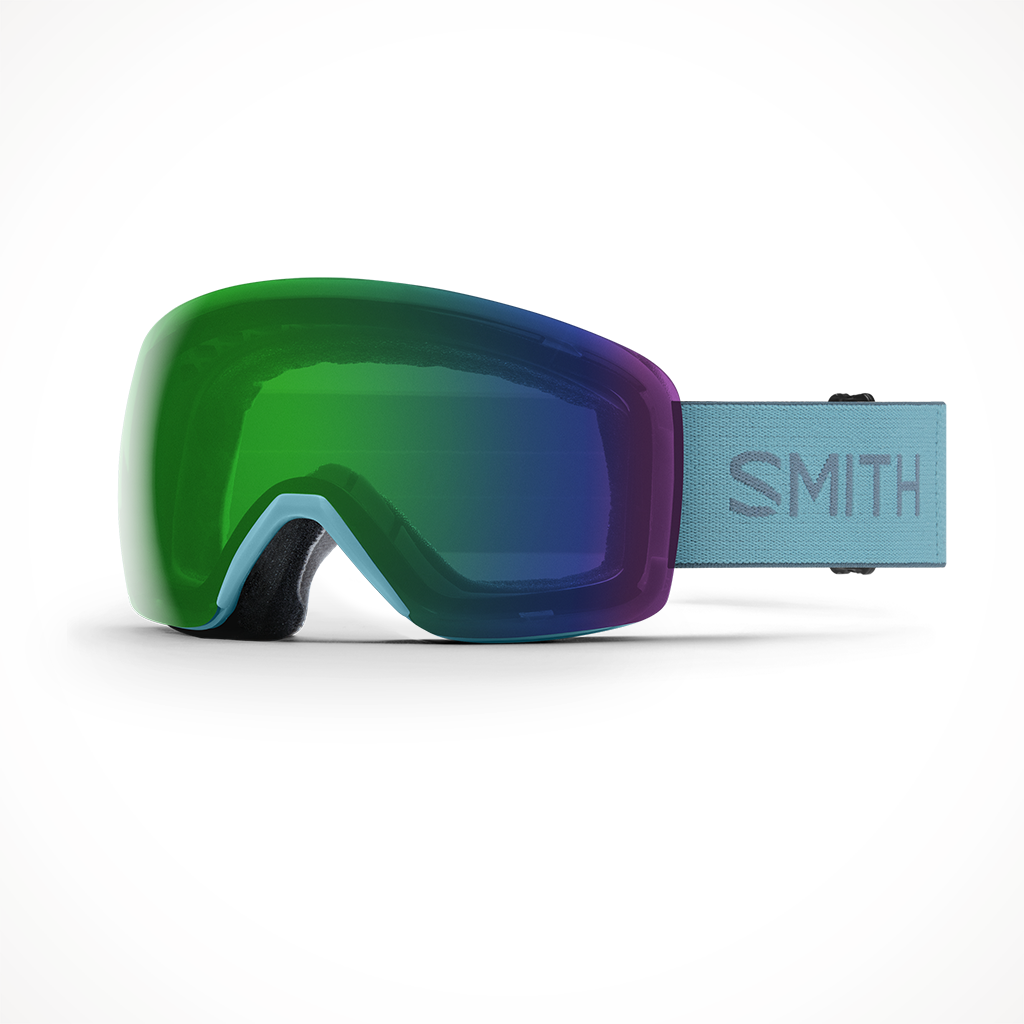 Smith Skyline 2023 Snow Goggle Storm Chromapop Everyday Green Mirror