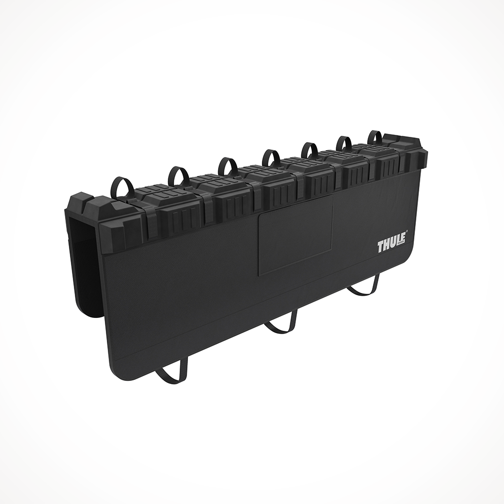 Product image: Thule Gate Mate Pro Truck Bed Bike Rack Black Side View.