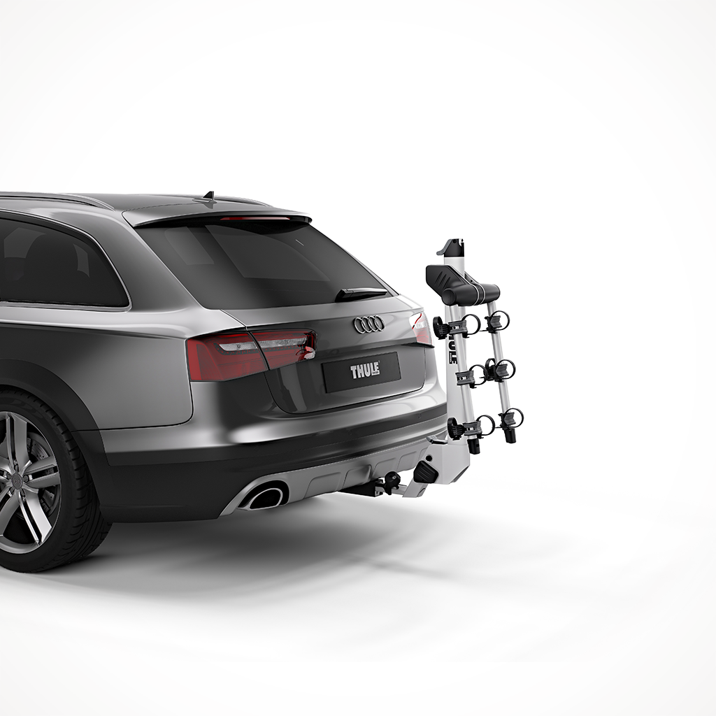 Product image: Thule Helium Pro 3 Bike Hitch Bike Rack On Car Empty.