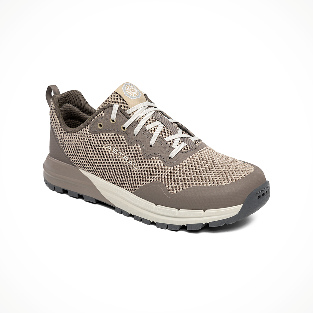 Product image: Astral Footwear TR1Mesh2.0 Soil Taupe, shown from an angle.