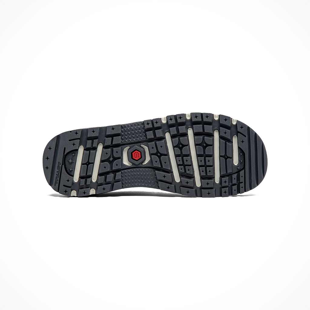 Product image: Astral Footwear TR1Mesh2.0 Soil Taupe, showing the outsole tread pattern.