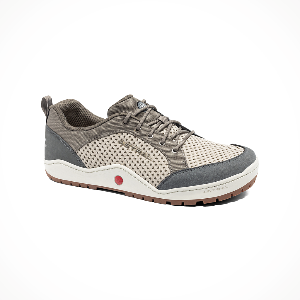 Product image: Astral Footwear Techyak Sierra Taupe, shown from an angle.