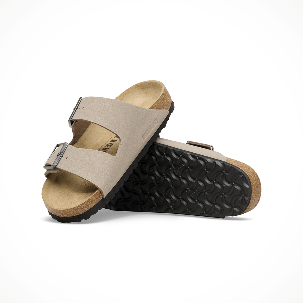 Product image: Birkenstock Arizona BFBC Grey Taupe Womens 2026, shown as a pair.