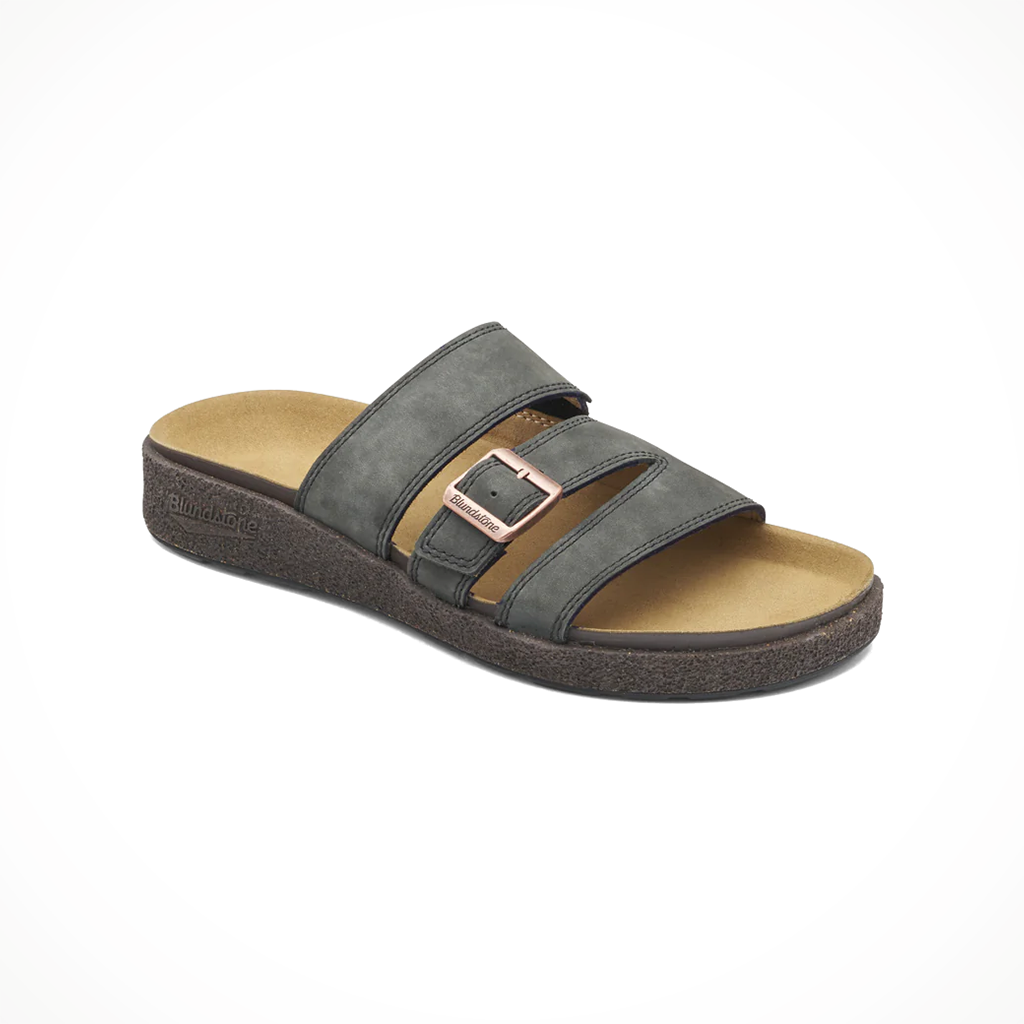 Product image: Blundstone aerocork Sandal rustic Black womens 2026, shown from a three-quarter angled view.
